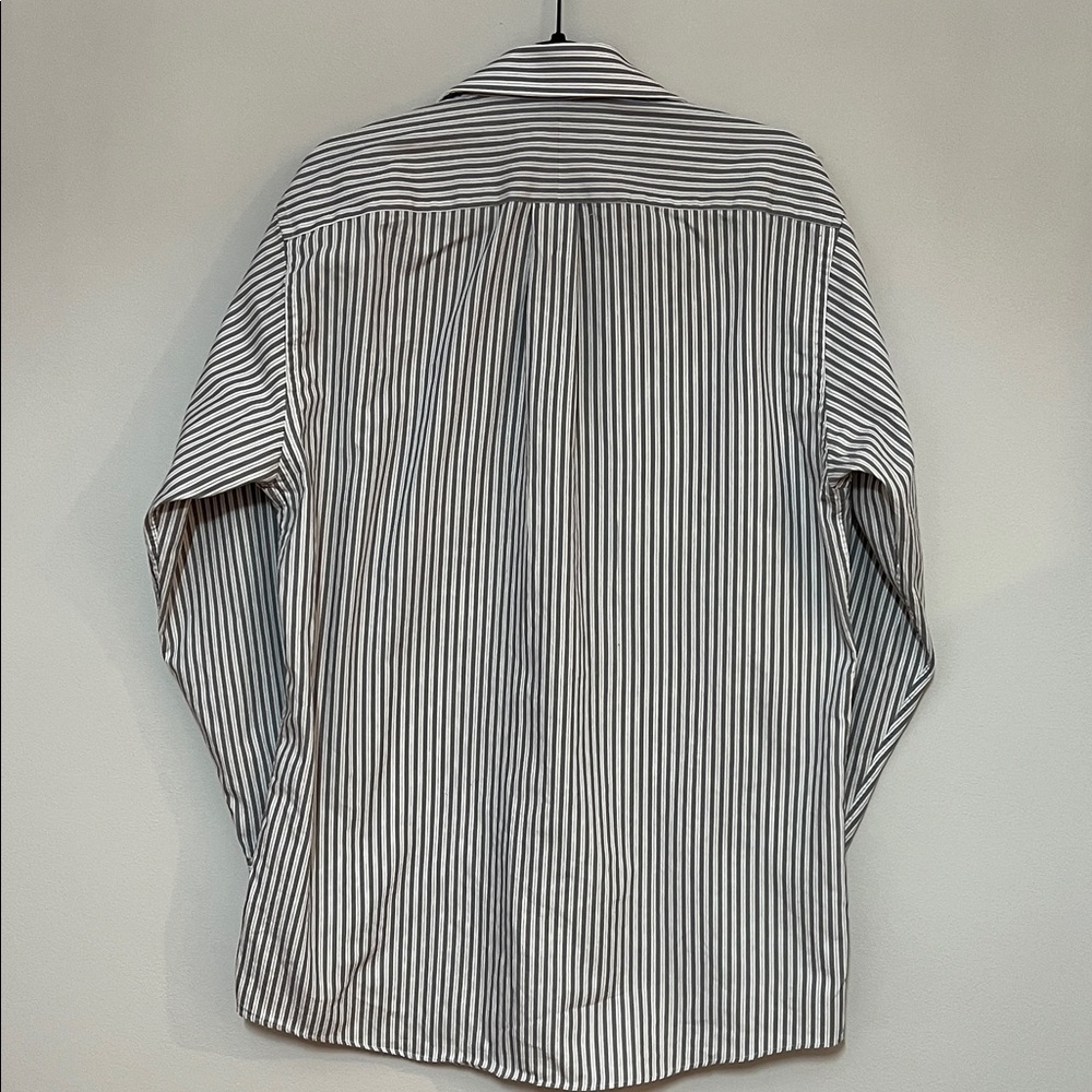 MICHAEL Michael Kors Striped Dress Shirt Size 151/2 32/33 100%Cotton Regular Fit - Picture 5 of 10